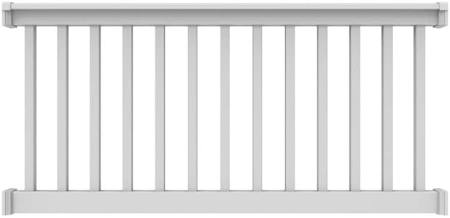 SQUARE BALLASTER VINYL PICKET RAILING